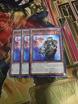 3X Skilled Brown Magician BACH-EN024 Common 1ST ED NM Yugioh - Image 1
