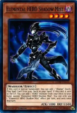 *** ELEMENTAL HERO SHADOW MIST *** 1ST EDITION LEHD-ENA15 MINT/NM YUGIOH! - Image 1