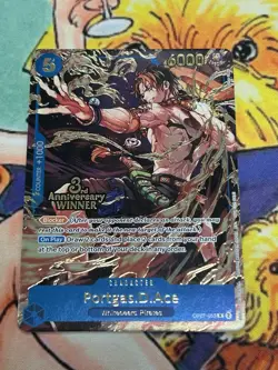 Portgas.D.Ace - OP07-053 (3rd Anniversary Winner) OP07-053 One Piece Card Game - Image 1
