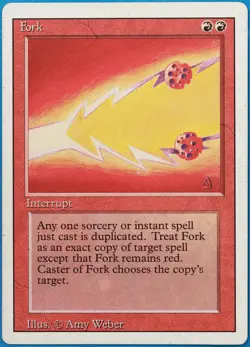 Fork Revised PLD (Red Rare Reserved List MTG Magic Card) (508905) ABUGames - Image 1