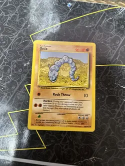 Pokemon ONIX Card BASE Set 56/102 COMMON 1999 Non-Holo D22 - Image 1