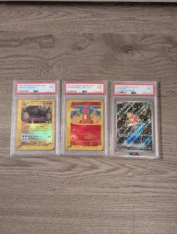 3 PSA Graded Pokemon Card Lot - Expedition Golem, Charmander , Magikarp - Image 1