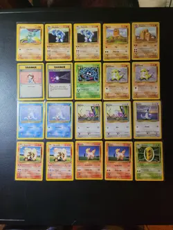 20 Vtg 1999 ONLY Base Set Pokemon Cards Original Lot Commons/Uncommon RARE - Image 1