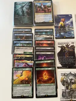 Final Fantasy MtG Card Lot (FIN and FCA) Mythics, Rares, and Uncommons - Image 2