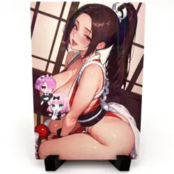 Fatal Fury Mai Shiranui Sexy Lewd Anime Waifu Girl Doujin Goddess Story Art Card - Image 1