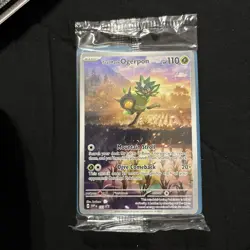 Teal Mask Ogerpon 123 Twilight Masquerade SEALED Promo Holo NM Pokemon TCG Cards - Image 1