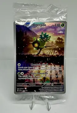 Pokemon TCG Teal Mask Ogerpon 123 Sv: Scarlet & Violet SEALED Promo Card - Image 1