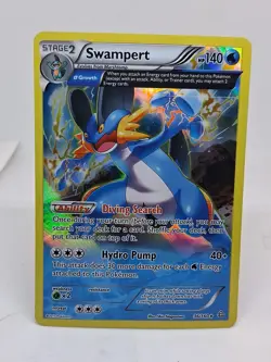 Full Art Swampert Holo 36/160 Primal Clash Pokemon TCG Card Rare HP 140 NM - Image 1