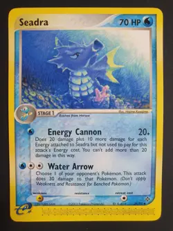 Seadra 39/97 - EX Dragon Set - Pokemon Ereader Card - Near Mint Condition - Image 1