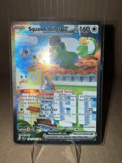 Pokemon TCG Squawkabilly EX 264/193 Paldea Evolved Holo Card, Sir Full Art - Image 1