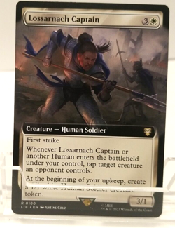 LTC Extended Art LOSSARNACH CAPTAIN 1x Rare Magic Lord of the Rings NM 100 - Image 1