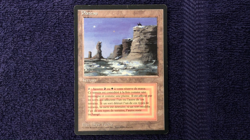 PLATEAU dual land and Sedge Troll Foreign Black Border French MTG MP - Image 2