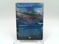 Otawara, Soaring City 414 Borderless Foil Kamigawa Neon Dynasty NEO MTG Magic - Image 1