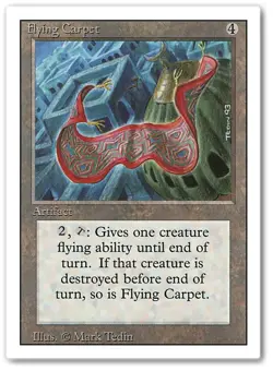 FLYING CARPET x1 mtg LP 3rd Edition Revised 1 Rare - Image 1