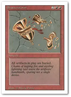 SHATTERSTORM x1 mtg LP 3rd Edition Revised 1 Unc - Image 1
