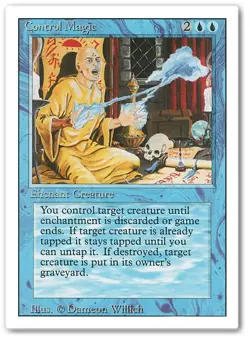 CONTROL MAGIC x1 mtg LP-MP 3rd Edition Revised 1 Unc - Image 1