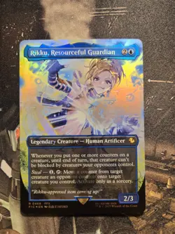 Rikku, Resourceful Guardian (Borderless) (Chocobo Track Foil) - Image 1