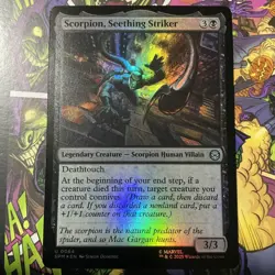 MTG Scorpion, Seething Striker (64/308) Marvel's Spider-Man NM FOIL - Image 1