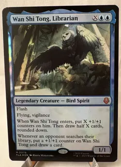 FOIL Wan Shi Tong, Librarian #78 MTG Avatar Last Airbender - Pack Fresh NM/M ?? - Image 1
