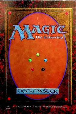 mtg magic gathering Revised Starter Box Incomplete Instructions felt bag counter - Image 3
