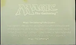 mtg magic gathering Revised Starter Box Incomplete Instructions felt bag counter - Image 5