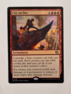 City on Fire R0135 Foil March of the Machine Magic the Gathering NM - Image 1
