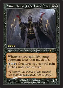 Vito, Thorn of the Dusk Rose [30th Anniversary Promos] Magic MTG - Image 1