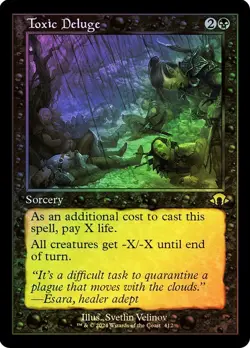 Toxic Deluge Foil Retro Frame Modern Horizons 3 NM MTG - Image 1