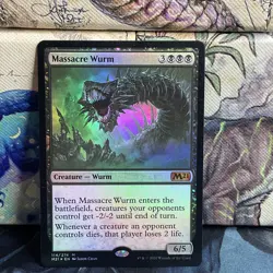 Massacre Wurm Core Set 2021 #114/274 FOIL NM - Image 1