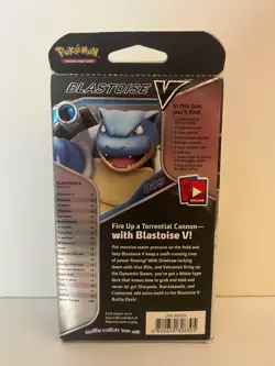 POKEMON TCG BLASTOISE V BATTLE DECK SEALED BOX PACK - Image 2