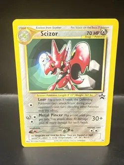 Pokemon TCG Scizor Wizards Black Star Promos 33 Regular Promo - Image 2
