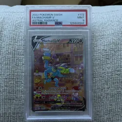 Machamp V 172/189 Alternate Art - 2022 Pokemon Astral Radiance PSA 9 MINT - Image 1
