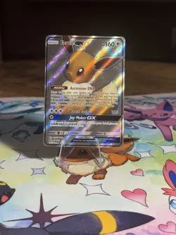 POKEMON Eevee GX SM242 Black Star Promo Holo NM - Image 1