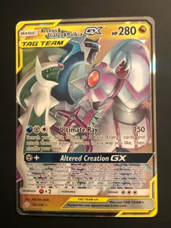 Arceus & Dialga & Palkia Tag Team GX - 156/236 - Ultra Rare NM, English Pokemon - Image 1
