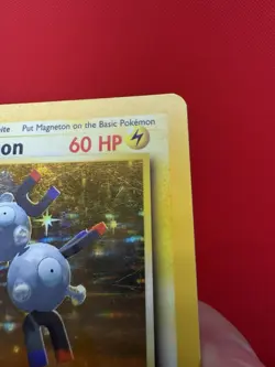Pokemon: Magneton Original Base Set Holo 9/102 - Unlimited Rare Foil Card LP - Image 4