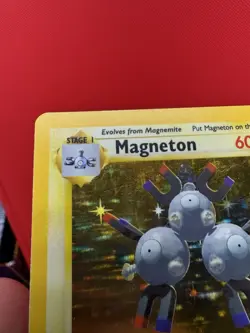 Pokemon: Magneton Original Base Set Holo 9/102 - Unlimited Rare Foil Card LP - Image 5