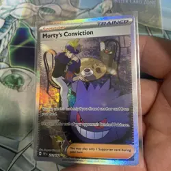 Pokemon TCG Morty's Conviction Scarlet & Violet Temporal Forces 211/162 NM - Image 3