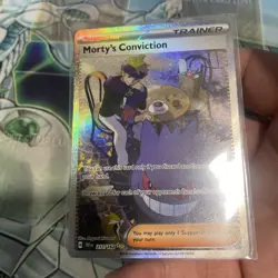Pokemon TCG Morty's Conviction Scarlet & Violet Temporal Forces 211/162 NM - Image 4