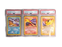 Pokemon Moltres #21 Articuno #22 Zapdos 23 Black Star Promo Set, - Image 1