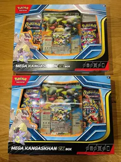 Pokemon TCG - Mega Kangaskhan Ex Collection Box - Brand New Sealed, LOT OF 2 ✅ - Image 1