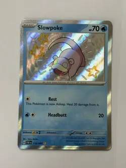 Slowpoke 116/091 SV: Paldean Fates Holo Pokemon TCG - Image 1