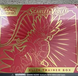 Pokemon TGC Scarlet and Violet Elite Trainer Box ETB Koraidon NEW FACTORY SEALED - Image 1