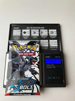 22.91g HEAVY Pokemon Scarlet & Violet Black Bolt Booster Pack New Sealed - Image 1