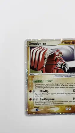 2006 Pokemon Groudon ex #038 (EX Collector's Tins) Black Star Promo Holo MP-LP - Image 2