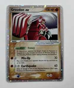 2006 Pokemon Groudon ex #038 (EX Collector's Tins) Black Star Promo Holo MP-LP - Image 3