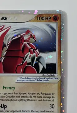 2006 Pokemon Groudon ex #038 (EX Collector's Tins) Black Star Promo Holo MP-LP - Image 5