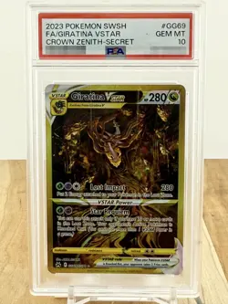 2023 Pokemon Sword & Shield Crown Zenith: GG69 Giratina VSTAR - Full Art -PSA 10 - Image 1
