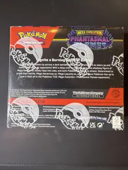SEALED Pokemon Mega Evolutions Phantasmal Flames Booster Box - 36 Packs - Image 2