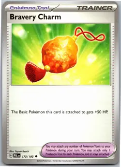 Bravery Charm - SV02: Paldea Evolved 173/193 - Uncommon - NM Pokemon TCG - Image 1