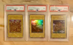 Yu-Gi-Oh 2015 Yugi's Legendary Deck Promos PSA 10 & 9 Set Of 3 Consecutive Certs - Image 1